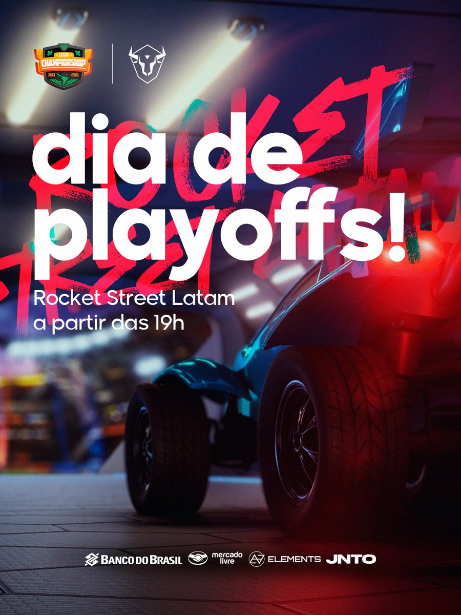 Hoje é dia de playoffs de Rocket League com os TOUROSSSS! 🐂🚗

 ⚔ #RocketStreetLATAM
🕓 19h00
🆚 #Timeless

#GoBulls #W7MRL