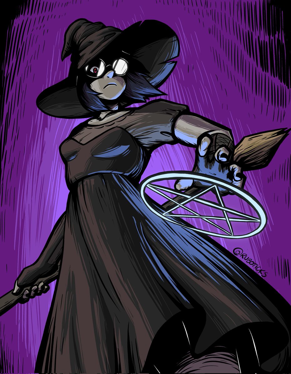 Ruboticks's tweet photo. Finally found some time to do my halloween artwork! Went a bit experimental with it, hope you like it ^^ https://t.co/eRxLMsGSTo