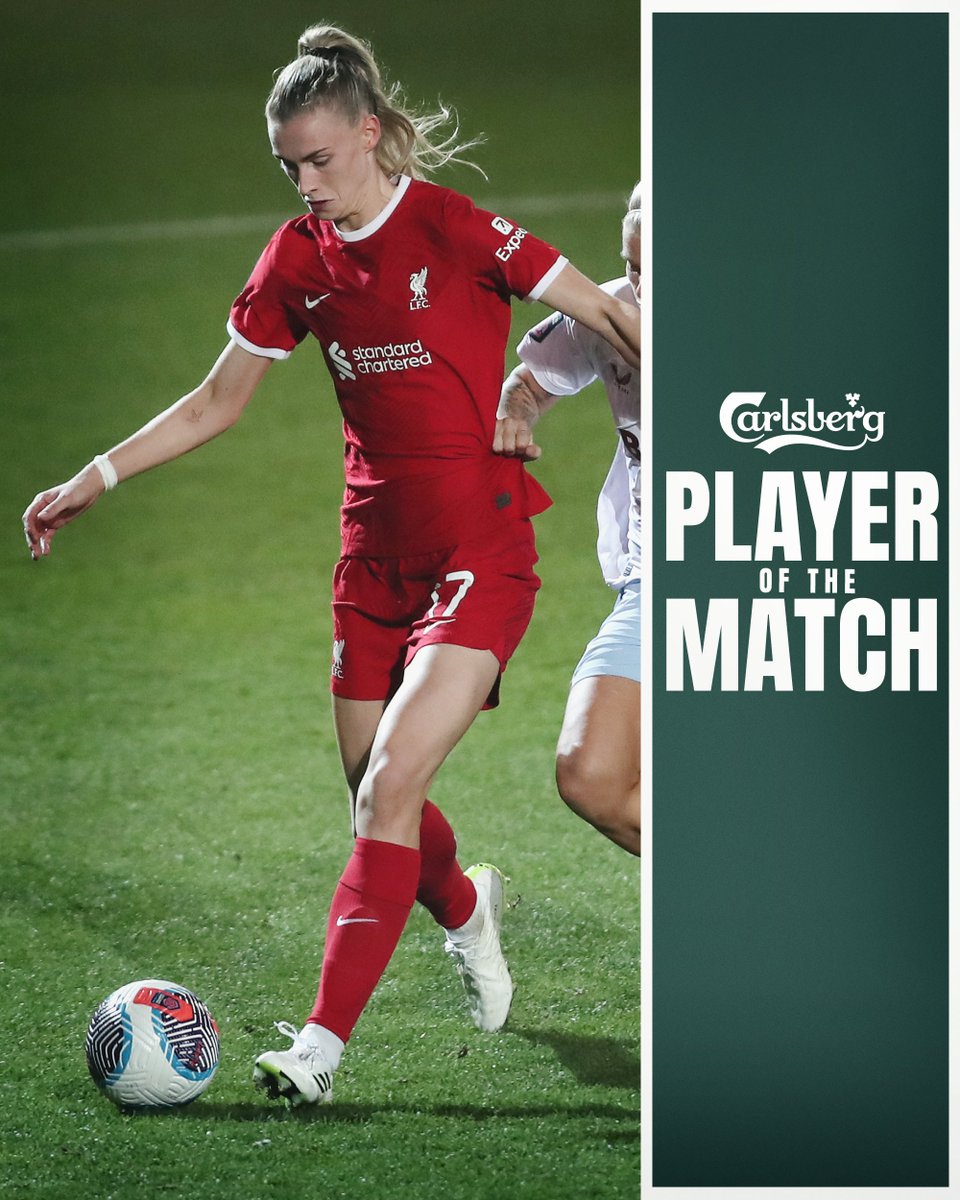 A rock at the back ⛔ @jennaclark_01 is your @carlsberg Player of the Match 👏