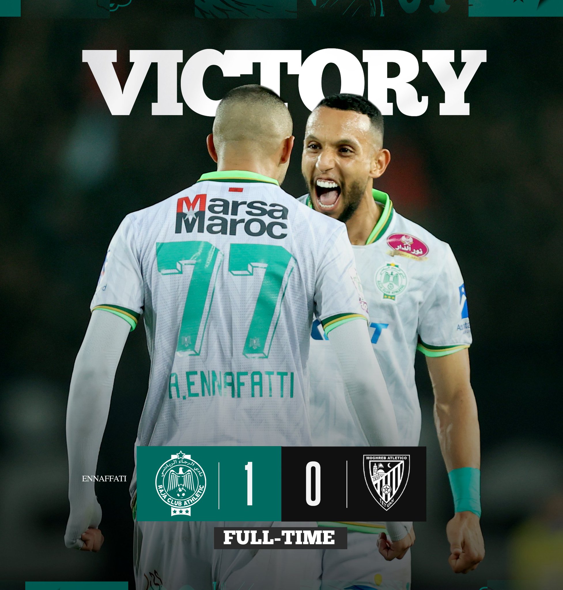Raja Club Athletic on X: WE ARE THE #CHAMPIONS ๐๐ช ูุญู ุงูุฃุจุทุงู #CAFCC2018 โฝ๏ธ๐ / X