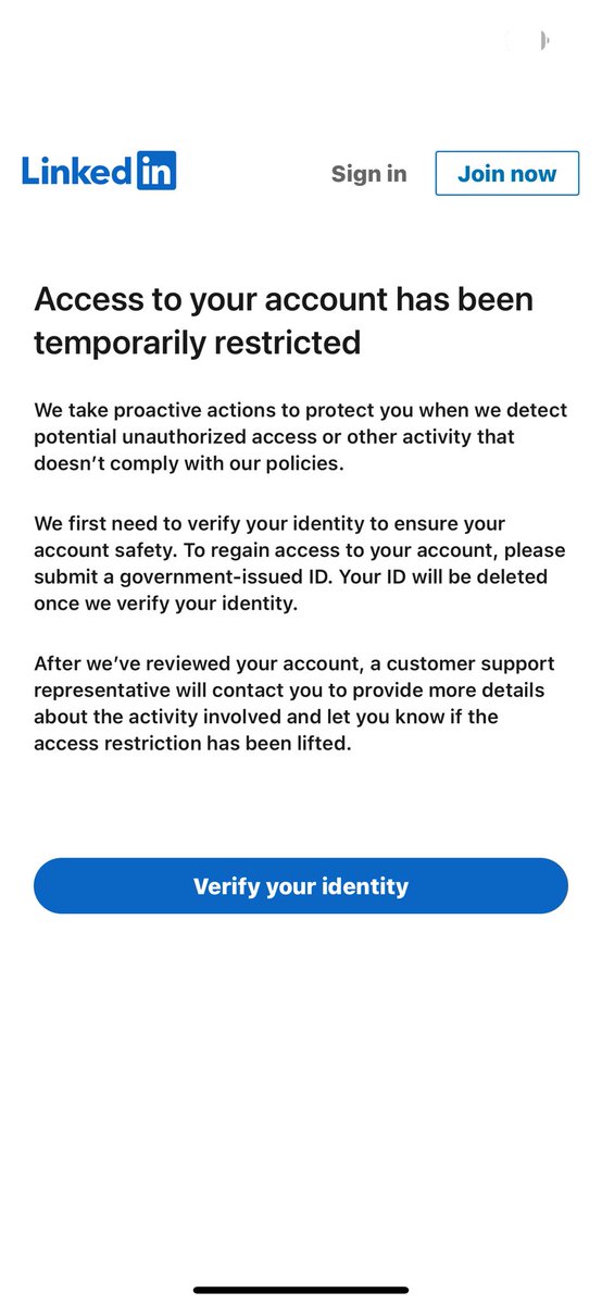 mister_vVv's tweet photo. @LinkedInHelp @LinkedInHelp My account has been restricted and the passport and id has been attached, but my problem has not been solved and my message has not been answered i need help please https://t.co/o5xiDTrtZa