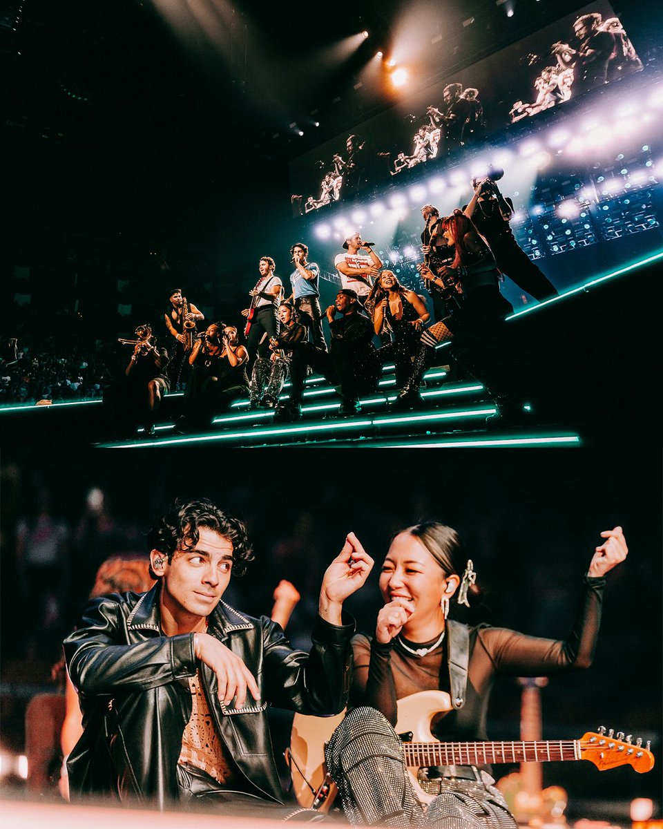 jonasbrothers's tweet photo. Thank you Texas for two amazing shows in San Antonio and Houston! Bringing the party to you tomorrow, Nashville 🥳 https://t.co/Co99w8jbbQ