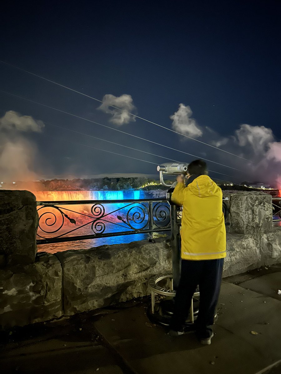 KAT6 Foundation (@kat6foundation) on Twitter photo This weekend, Niagara Falls were lit in KAT6 colors in honor of our families and foundation. It was simply magic ✨
My favorite pic is our KAT6 kiddo Toby taking a peek through the binoculars
<a href="/NiagaraFalls/">Niagara Falls Canada</a> <a href="/NiagaraParks/">Niagara Parks</a> This weekend, Niagara Falls were lit in KAT6 colors in honor of our families and foundation. It was simply magic ✨
My favorite pic is our KAT6 kiddo Toby taking a peek through the binoculars
<a href="/NiagaraFalls/">Niagara Falls Canada</a> <a href="/NiagaraParks/">Niagara Parks</a>
