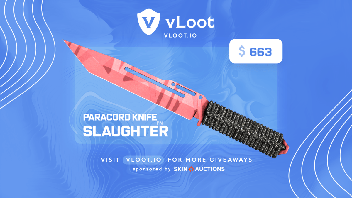 vloot_io's tweet image. We're happy to present you another wave of +$1000 in CSGO giveaways on vLoot 🎉

Enter via the link below, it only takes seconds to potentially win a CSGO knife👇

vloot.io/giveaways

Retweet and tag one friend to share the chance with others too, good luck everyone ❤️