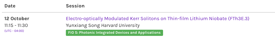 Our recent efforts in Harvard will be presented in #FIO23. Please check out the talks if you are interested.