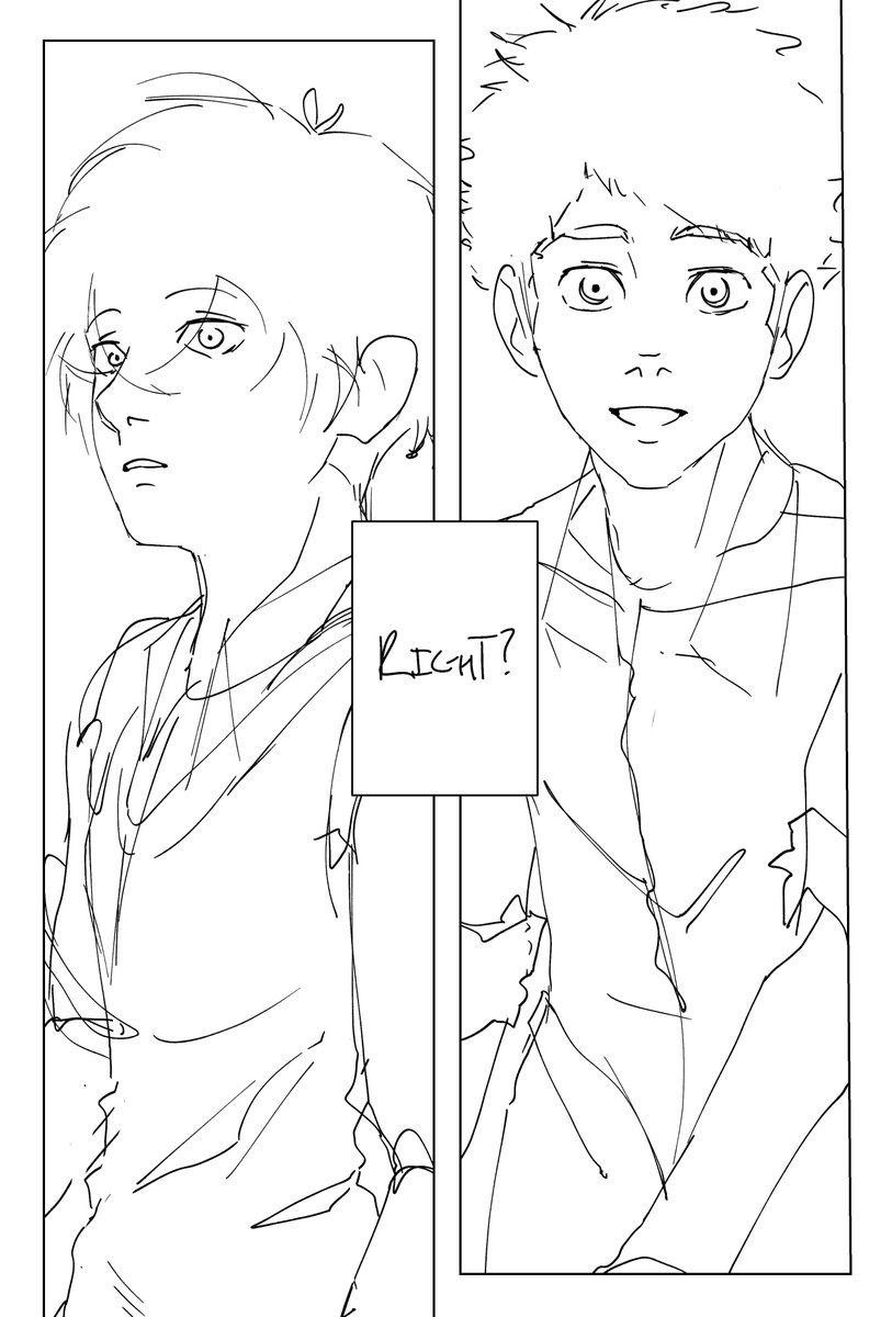 WIP page from my manga "Where We Call Home"

Chapter 1 releasing January 2024! ✨

#rkgk #manga