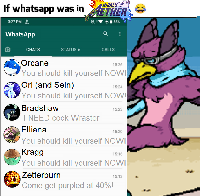 Poor bird can't catch a break