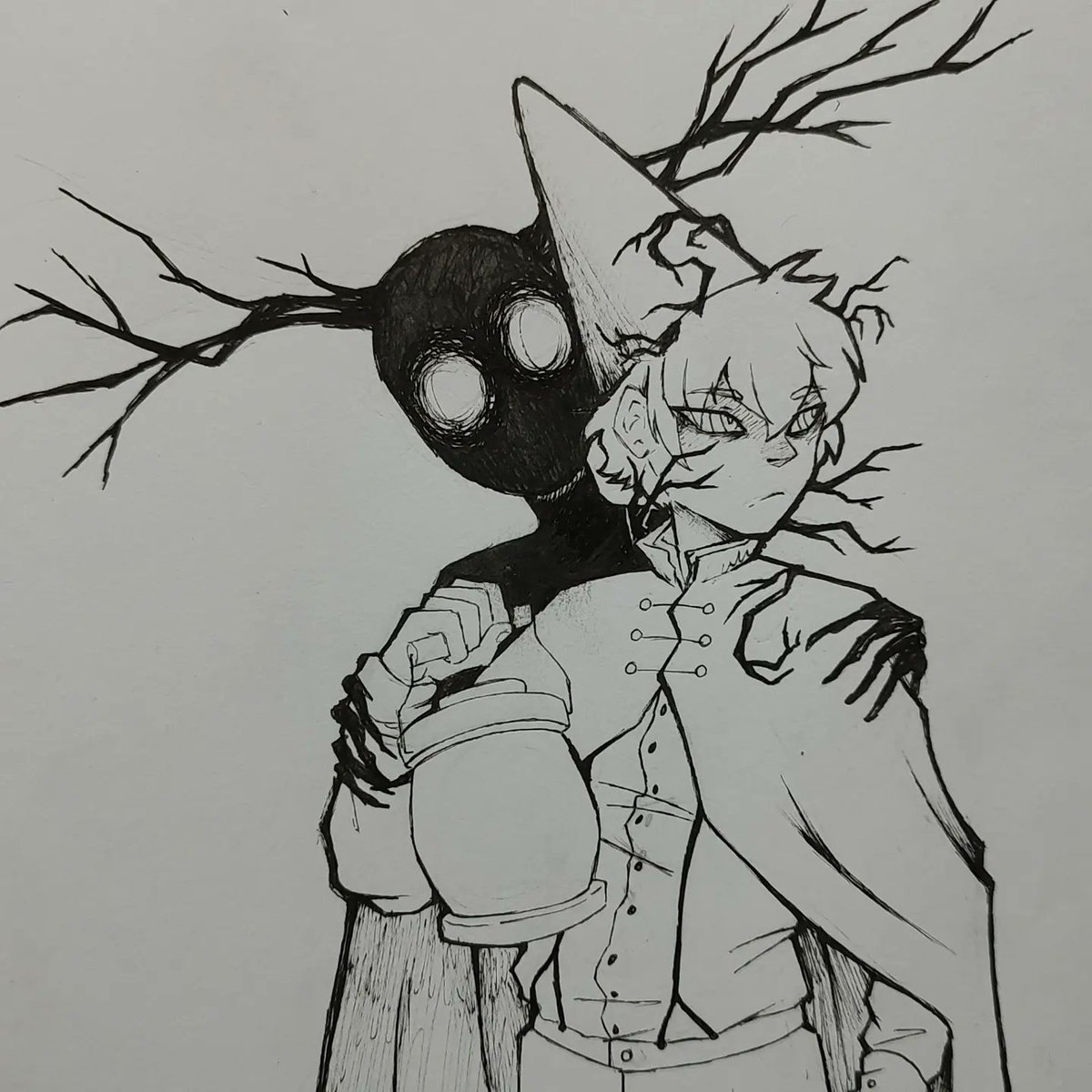 h4kuba_'s tweet photo. Over the garden wall Bad end - Wirt
#Fanart #overthegardenwall #otgw #sketch https://t.co/iiwOURpJbd