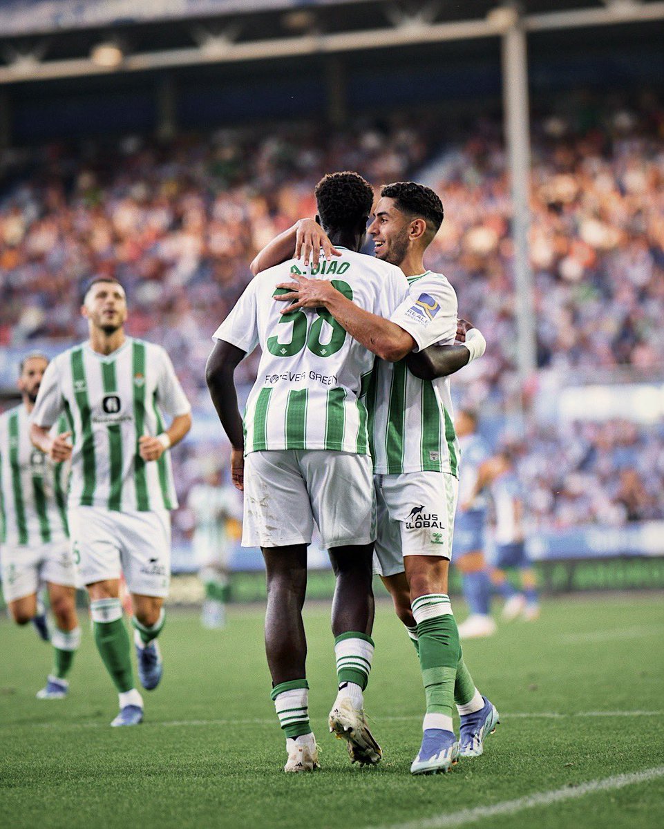 Un punto fuera de casa… a seguir mejorando. Nos vemos después del break beticos ❤️⚽️