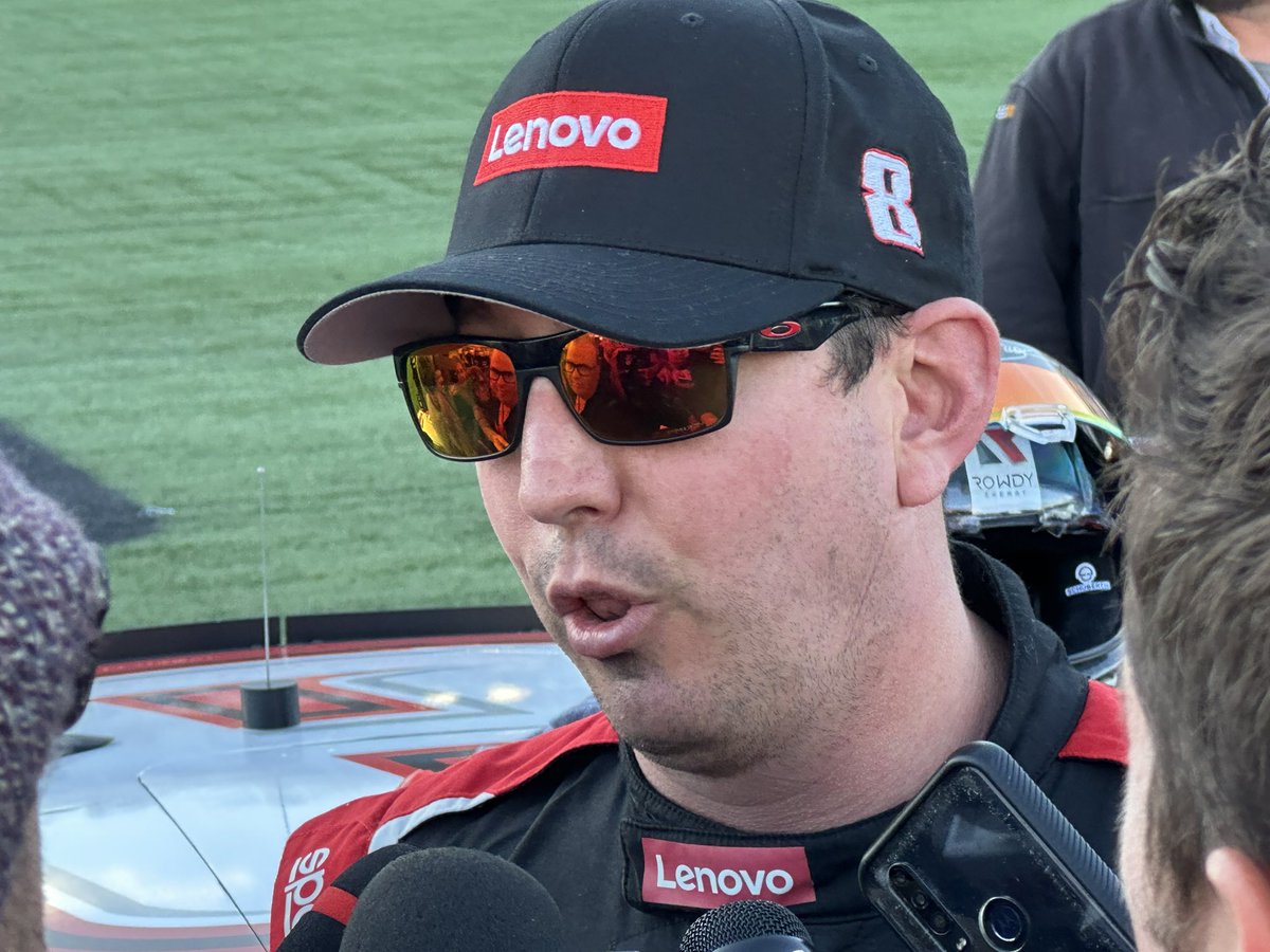 @KyleBusch speaks to the media after not advancing into the Round of 8. #BofAROVAL #NASCARPlayoffs