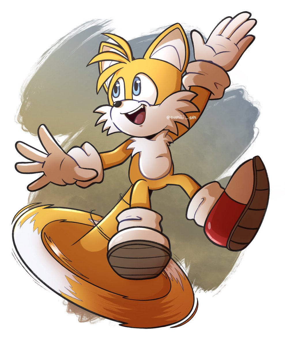 I love playing as Tails in the Final Horizon update so here he is!! 💛

#Sonic #SonicTheHedgehog #SonicFrontiers #SonicFrontiersTheFinalHorizon #sonicfanart #MilesTailsPrower #TailsTheFox