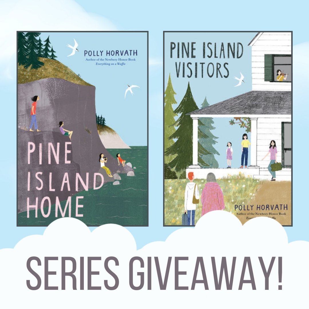 It's time for a book giveaway! You could win a copy of PINE ISLAND HOME and PINE ISLAND VISITORS! To enter, like this post, follow @HolidayHouseBks, and tag another #mglit reader below for an extra entry! Giveaway ends 10/15!* *US only #giveaway #bookgiveaway