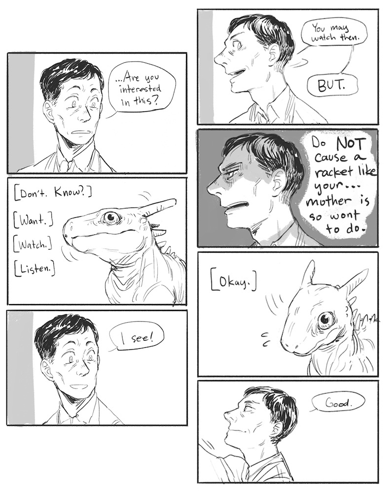 feriowind's tweet photo. i remember this comic of hermann and hans somehow escaped the pacrim fandom circle and got way bigger than anything else from this au lmfao https://t.co/WO8v5rAlqM