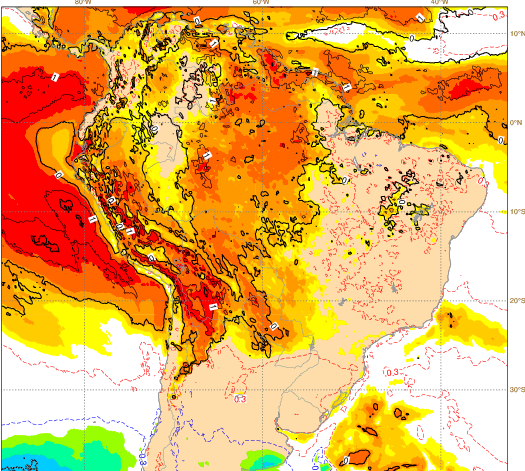 Tropical Americas with endless record heat

PERU
41.2 Inapari  National October record beaten again !

BOLIVIA monthly records
40.2 Santa Ana 
26.6  Oruro 3072m asl

BELIZE
34.3C Belize AP 

HONDURAS
TMIN 29.0C Roatan island ties the Highest Tmin in October in Central America