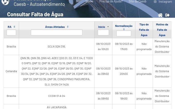 annycarvalhobf's tweet photo. E essa falta de água sem aviso da CAESB em algumas quadras do psul hoje 08/10? Já mudaram até o tempo previsto para a normalização do abastecimento durante o dia.
No mesmo fim de semana falta luz e água no psul.
#psul #ceilândia #gdf #agua #DF #Brasília https://t.co/lAqHc3XfqI