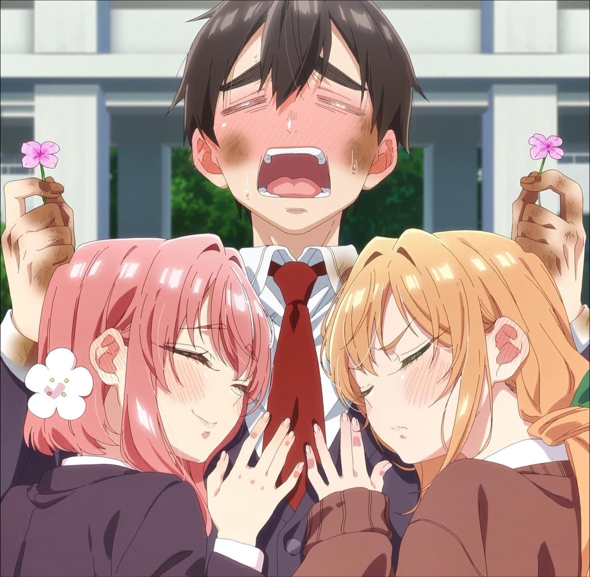 Gadyuka86F's tweet photo. All by a god's mistake Rentaro is destined to meet 100 soul mates, after 100 rejections he found the first two who fell in love at first sight with him😆, it's funny but this series is like that.
98 more to go https://t.co/HL8olpfXP7