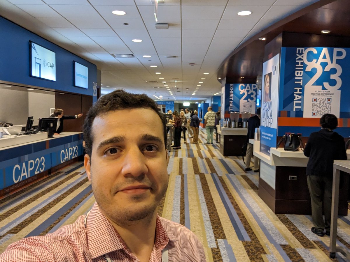 MalekAsfarMD's tweet photo. I am very excited to attend #CAP32.
Starting with Here's What is going on Today session.
Followed by Resident Forum/House of Delegate joint session.
@pathologists stay tuned for more existing schedules. https://t.co/Ga0AnClZIA