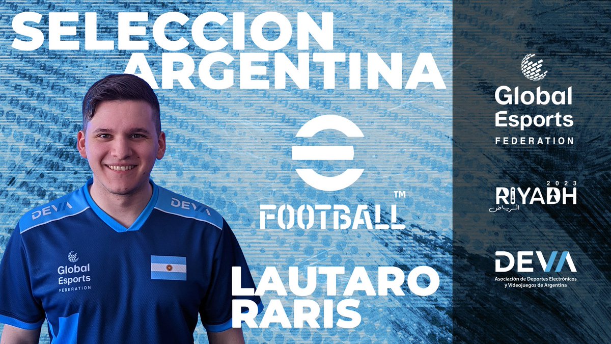 También queremos dar nuestras felicitaciones a Lautaro Raris por la clasificación al mundial de la Global Esports Federation en Riyadh 🇦🇷💪
@lautarorarispes
#JuntosSomosDeva #JuntosSomosEsports