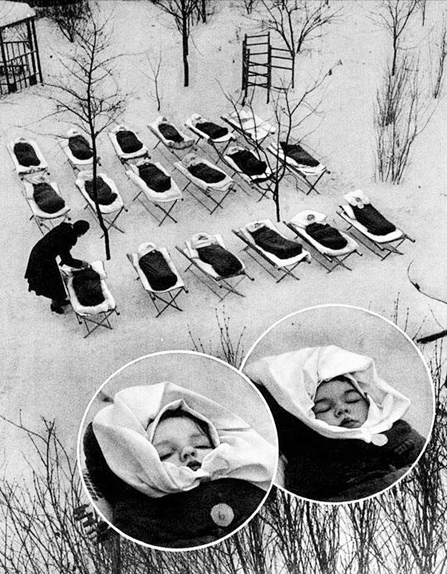 In certain Nordic nations like Finland, Norway, Sweden, and Denmark, a long-standing tradition from the early 20th century involves allowing babies to nap outdoors during cold weather. This custom is based on the belief that exposing infants to fresh air, even in freezing