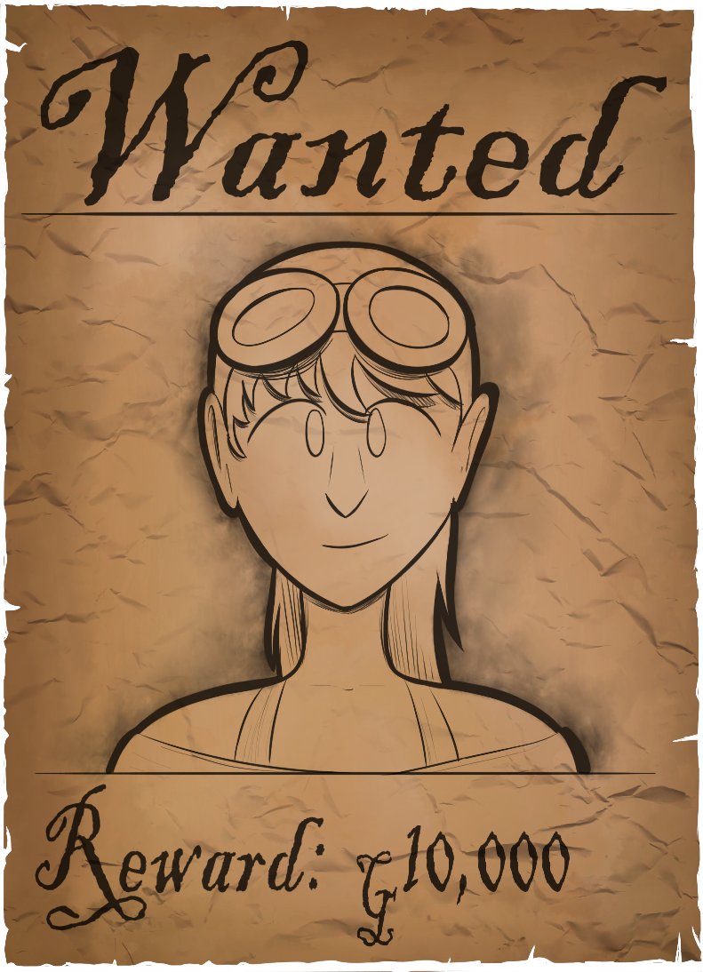 FruitGobYellow's tweet photo. I had a Fellowship one-off session (yes, I'm playing ALL of the one-off rpgs this weekend) and my friend and player commissioned me the characters' wanted posters. @ArbiterTheDM @GryphonKiku @BookwormMatt @'me https://t.co/XN1PkiTOYI