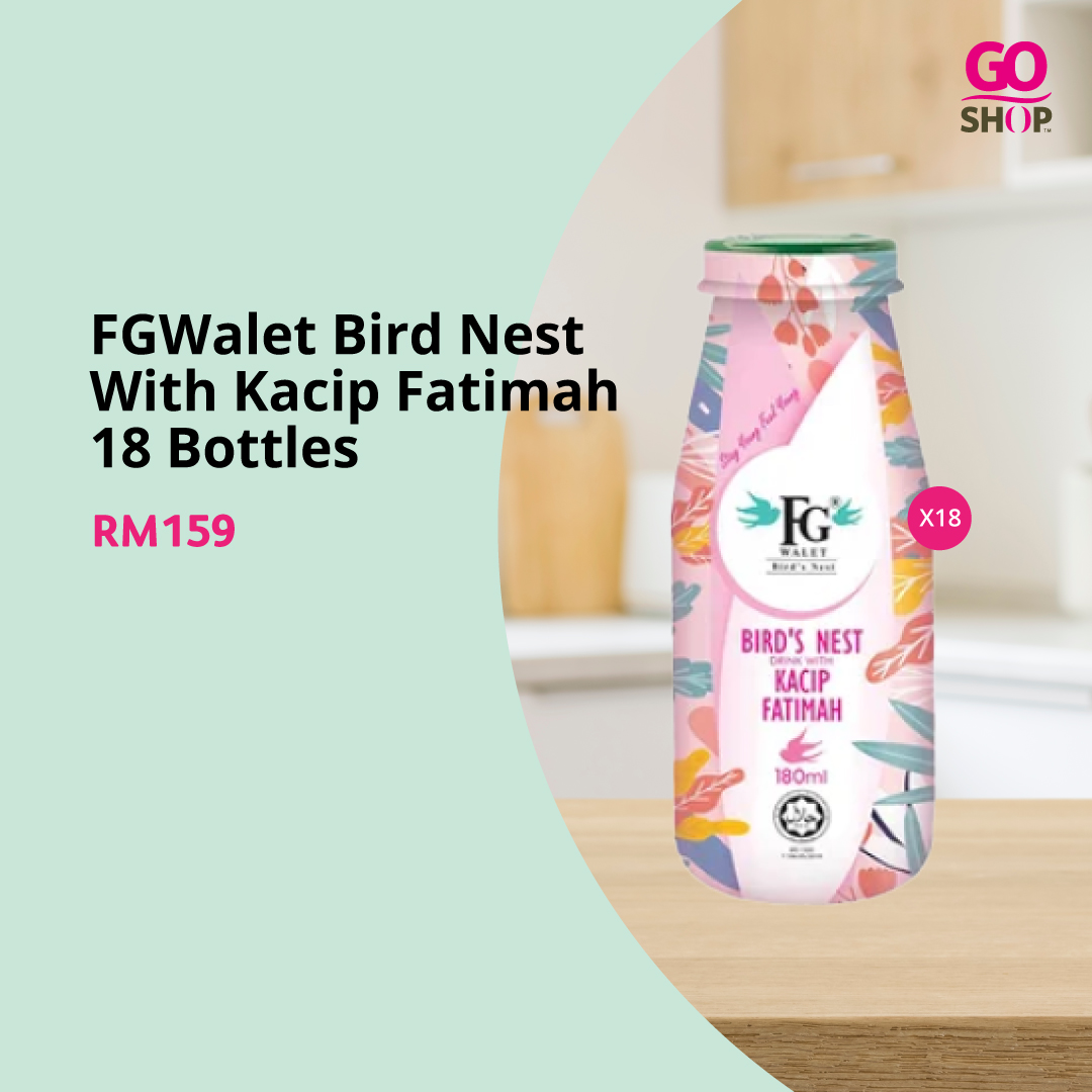 ✨ STAY YOUNG, FEEL YOUNG ✨

𝐅𝐆𝐖𝐚𝐥𝐞𝐭 𝐁𝐢𝐫𝐝 𝐍𝐞𝐬𝐭 𝐖𝐢𝐭𝐡 𝐊𝐚𝐜𝐢𝐩 𝐅𝐚𝐭𝐢𝐦𝐚𝐡 (𝟏𝟖 𝐁𝐨𝐭𝐨𝐥)
✨ Mengurangkan masalah pigmentasi
✨ Memperbaiki tekstur kulit
✨ Melambatkan tanda-tanda penuaan

BELI SEKARANG > bit.ly/3RP40Vy

#GoShop #FGWalet