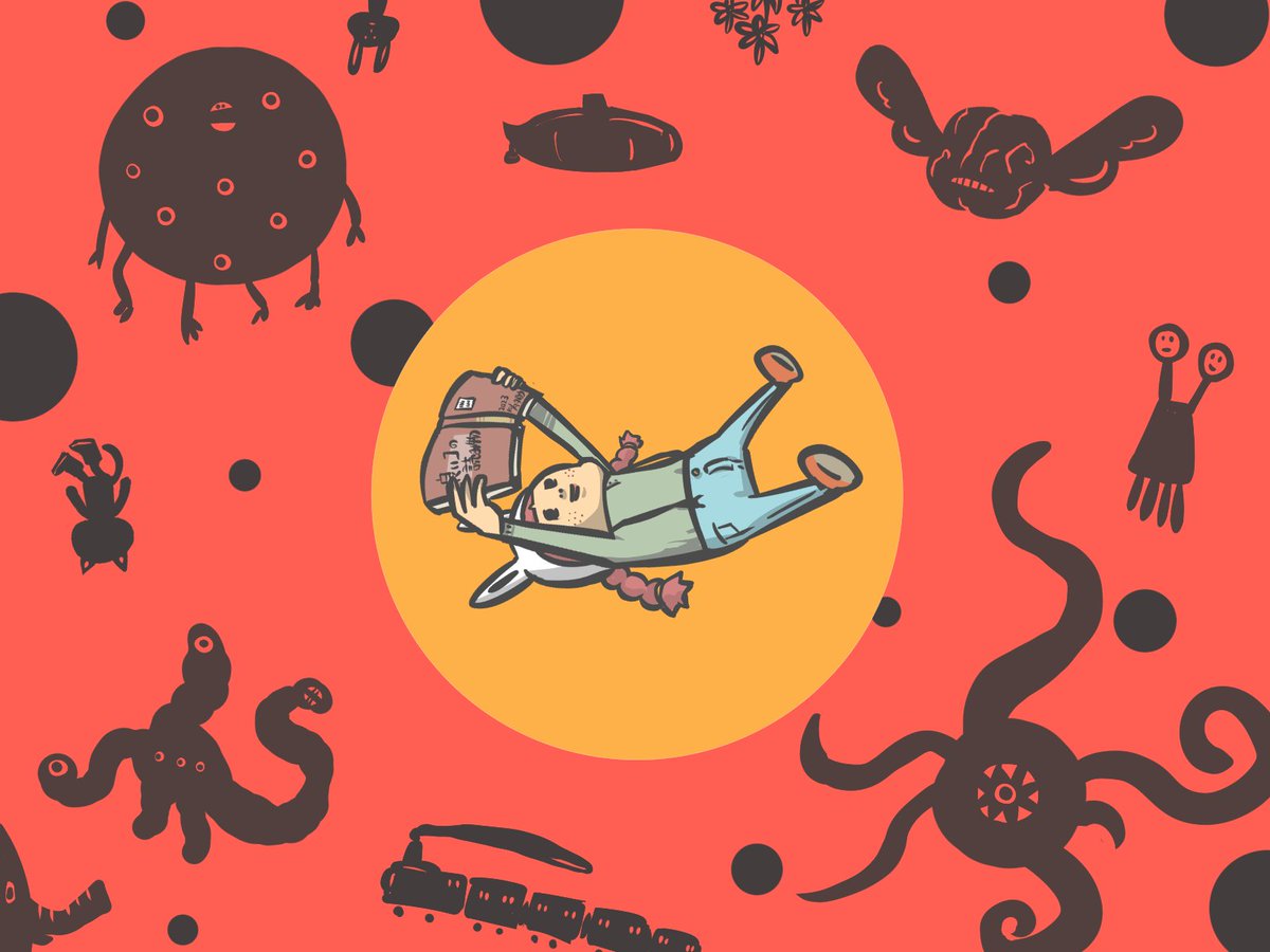 「10/9 おうち旅行  #イラスト #一日一絵」|タロウ@一日一絵のイラスト