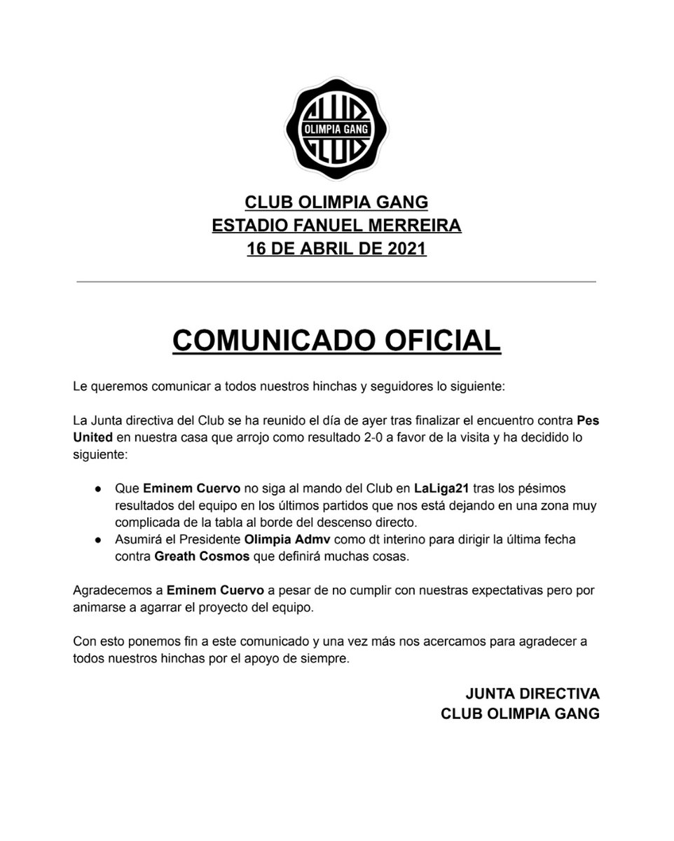 𝐶𝐿𝑈𝐵 𝑂𝐿𝐼𝑀𝑃𝐼𝐴 𝐺𝐴𝑁𝐺 tweet media