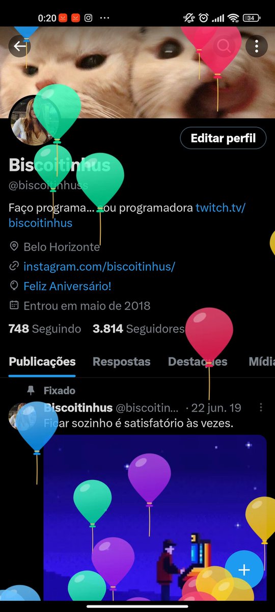 Bom dia e parabéns pra mim🥹💖