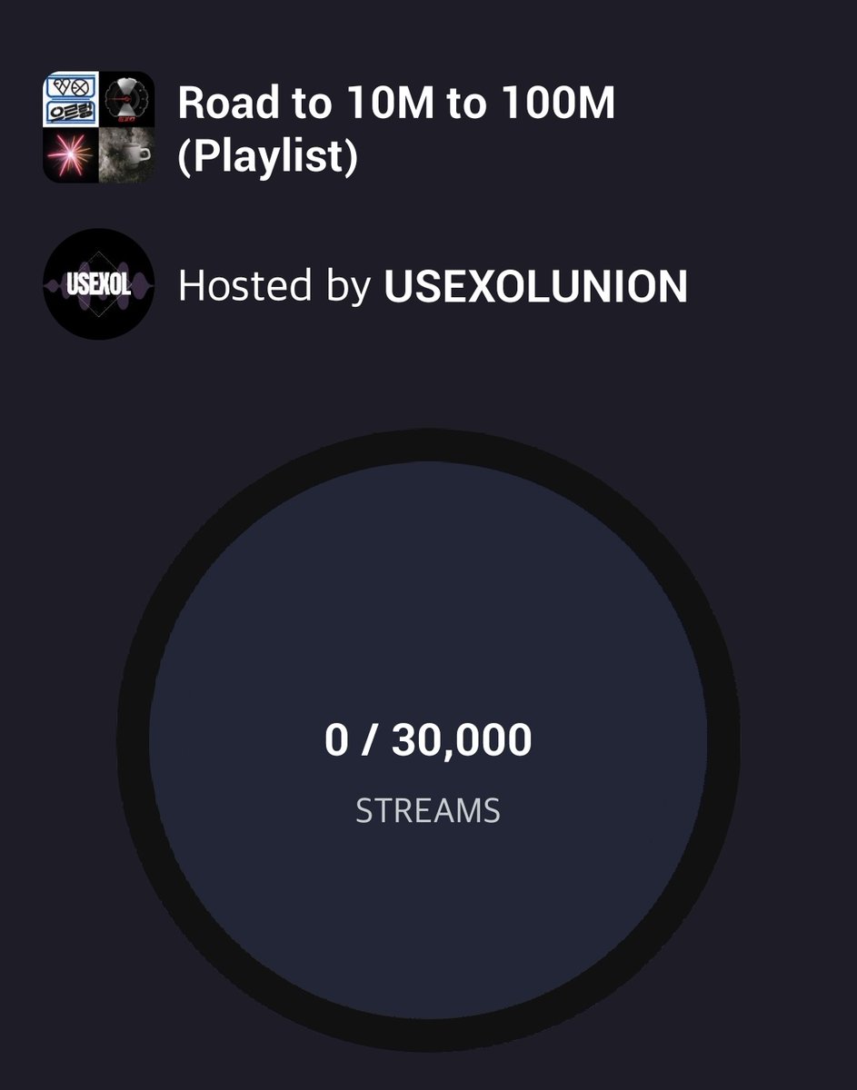 USEXOLUNION's tweet photo. Let's join EXO streaming party on Renaissance 

@renaissanceapp 
🔗https://t.co/wLEQEgzp3D

08 oct - 11 oct

Goals: 30,000
#EXO_EXIST #EXO @weareoneEXO https://t.co/G6yPLaVOwf