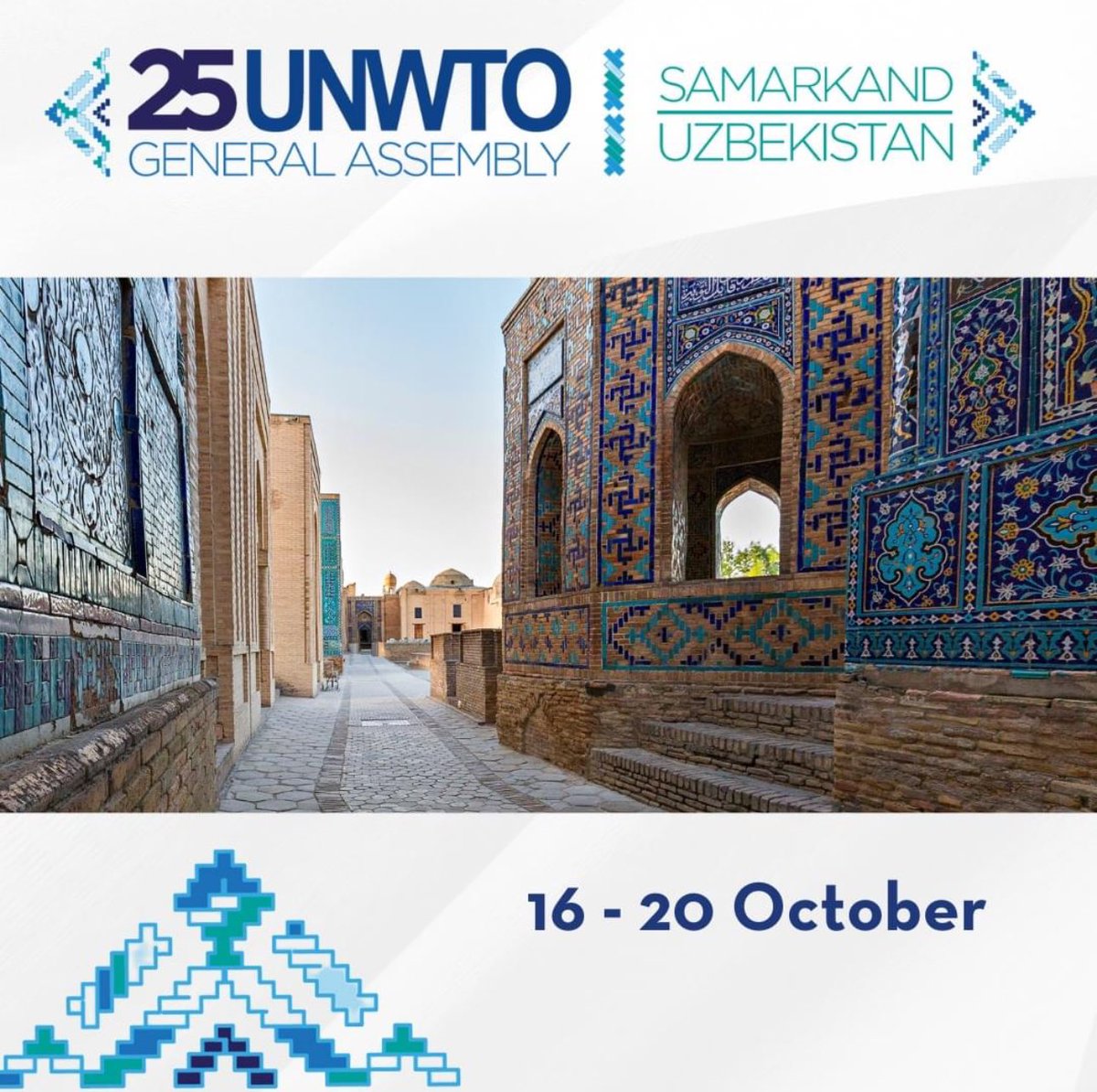 Unravel Travel TV is looking forward to attending the 25th session of the UNWTO General Assembly in Samarkand, Uzbekistan, 16-20 October 2023 #UNWTOGA #25UNWTOGA #UzbekistanTourism #UzbekistanTravel #TravelMedia @UnravelTravelTV #UnravelTravelTV