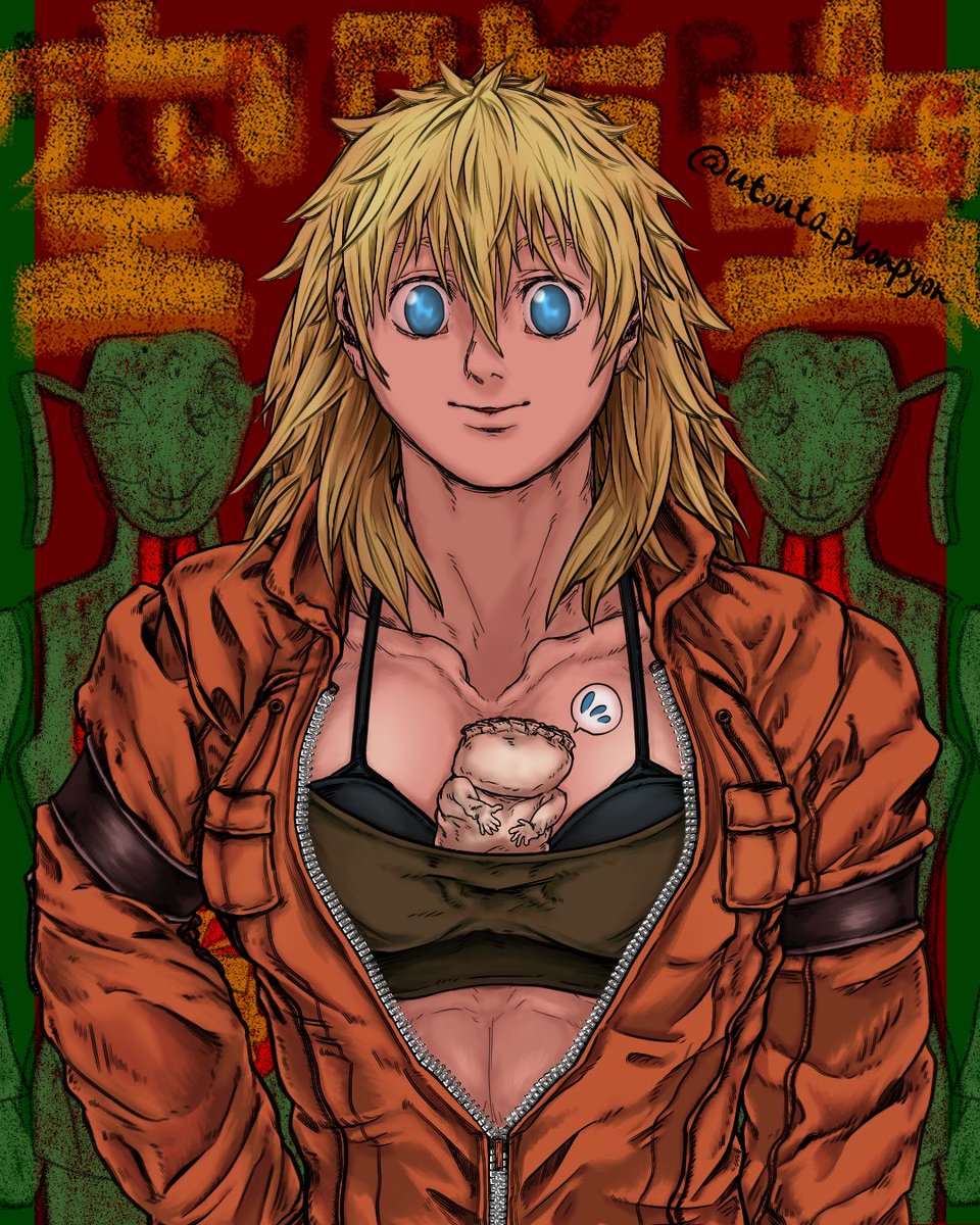 utouto_pyonpyon's tweet photo. 餃子食べたいな!
#ドロヘドロ #dorohedoro
#ニカイドウ #nikaidou https://t.co/hjq1sbA2VK