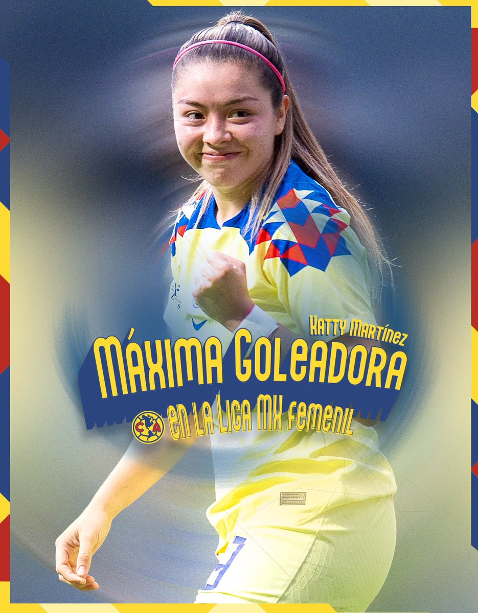 HISTÓRICA 🤟🏻✨⚽️ 
127 goles, 𝐊𝐚𝐭𝐭𝐲 Martínez.