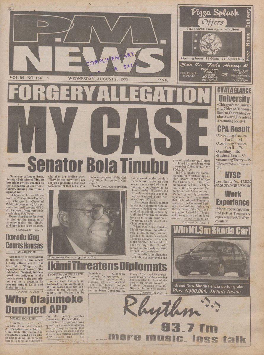 What are we WILLING to do differently after 24 years? As you can see, this particular headline from 1999 is trending again today, in 2023! The word forgery was used then, and now.