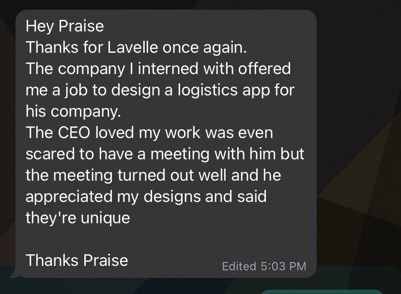 OdiaTega's tweet photo. Honoured to be a part of the Forbes Blk Community! 

5 months ago, my team and I embarked on a mission to empower young women in tech. 

We onboarded over 200 talented individuals, offering internships that led to amazing career opportunities. 

The third frame gives me joy ! https://t.co/L45wNPBitY