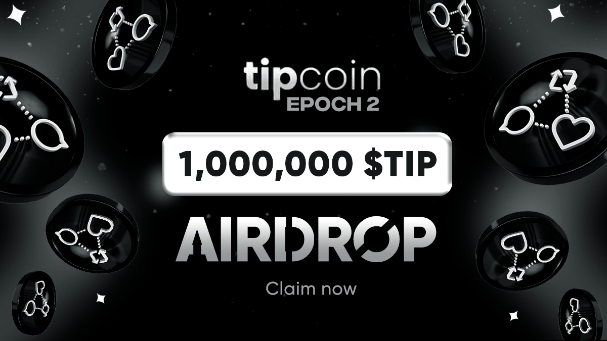 TylerGibsonAI's tweet photo. $TIP Epoch 2 Rewards claiming window is extended for 24 more hours.

Official URL: https://t.co/sFrjSWBnFS

#PEPEARMY #Maker #Arbitrum #Injective #wsb #Cardano #Worldcoin $GNO $AAVE #stEth $CHZ $ZEC #tipcoin #IDO $SHIB $LEASH #LDO #stargate $APE #cryptonews $RUNE https://t.co/kQHX4KUcmI