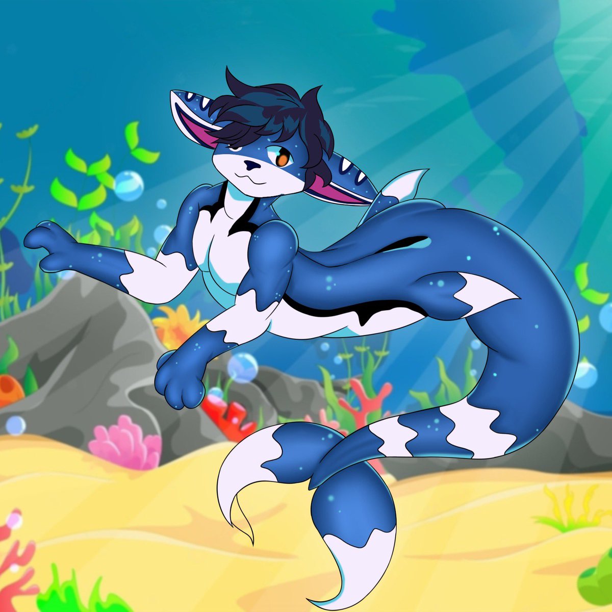 HaydenHyperion's tweet photo. @OkayDonuts Here’s some 
Merfurry rep https://t.co/TqTLtbOmzw