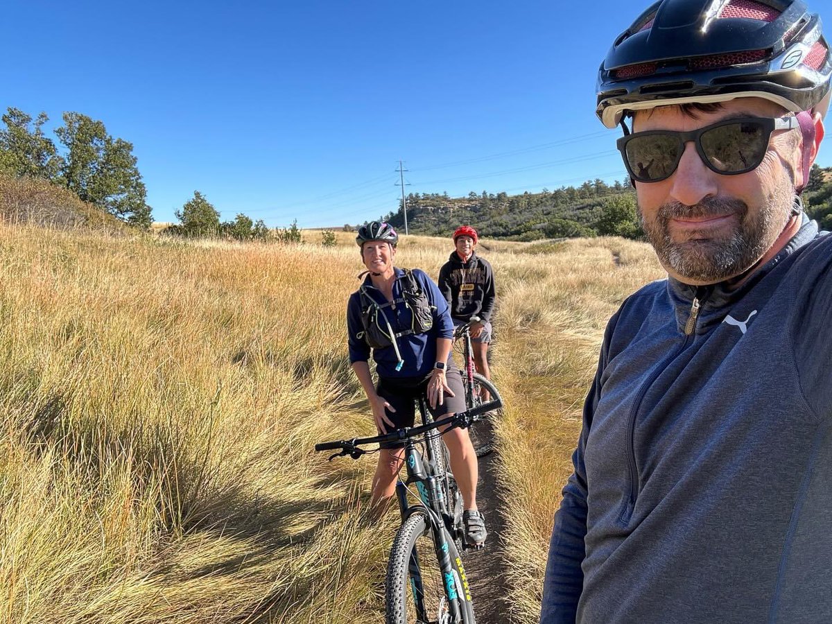 COtriMom's tweet photo. New bike day!!! I’m in love! Got to enjoy day 1 with @mbrevoort and our oldest kid! Mtn bike Technology &amp; geometry has greatly changed in the last 9 years. Holy fun! #ibis #exie https://t.co/NViiS8IkVX