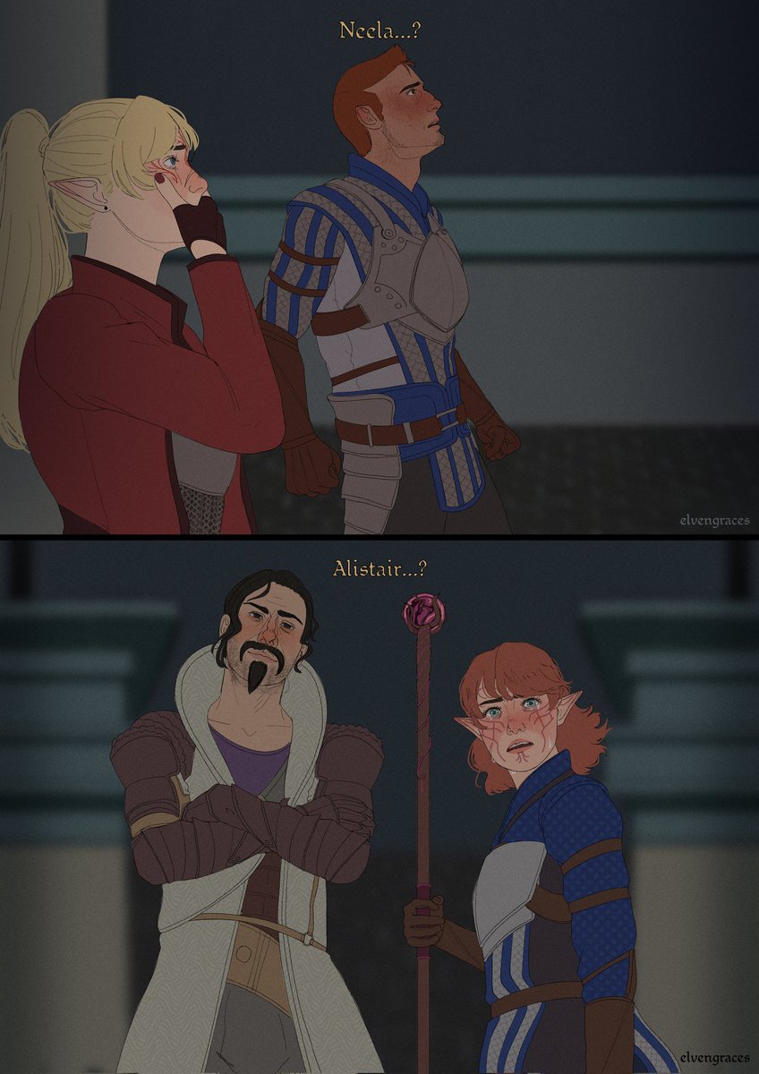 elvengraces's tweet image. spare a retweet for a starving artists for their birthday? 👉👈

i'm nova and i like drawing elves 🫶