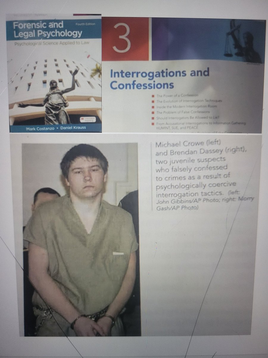 Add the fact that Brendan's story is used as an example of how NOT to interrogate because it creates a coerced false confession. Unbelievable and disgraceful!