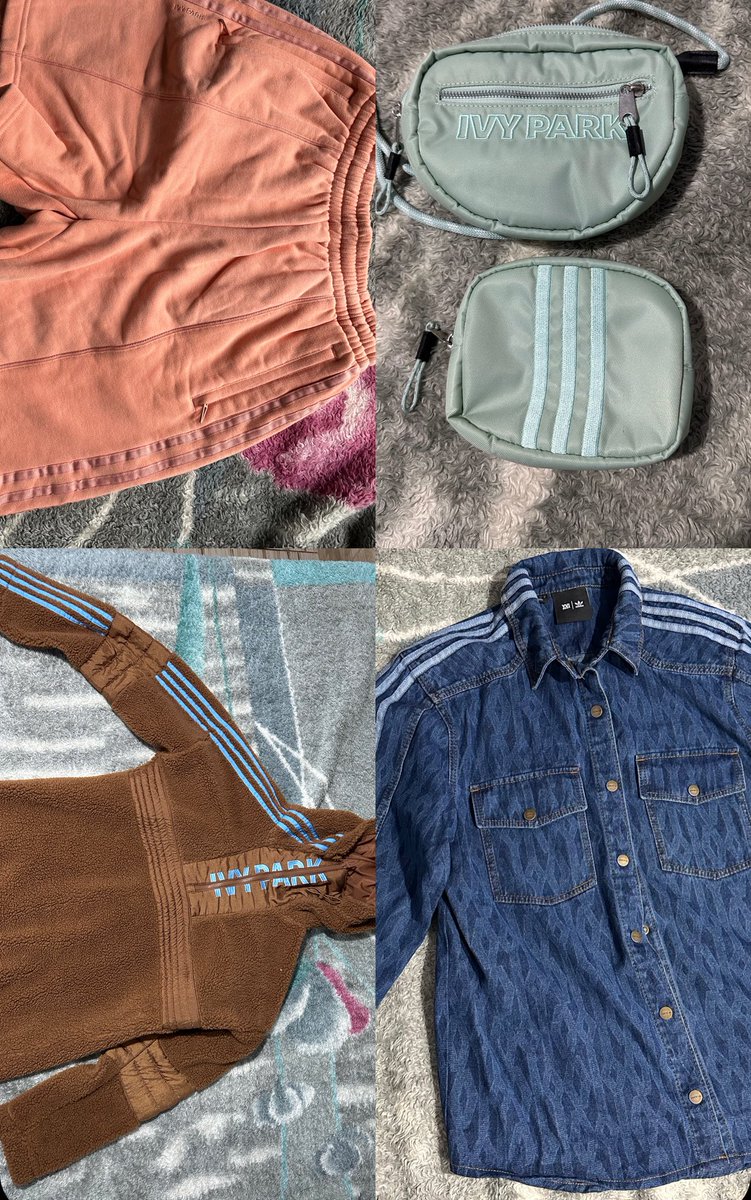 SeixasEderson's tweet photo. Pessoal tô vendendo essS peças da Ivy park, novinhas e com preço ótimos.
#ivypark #Beyonce #adidas #Brasil https://t.co/B4pX40HuEZ