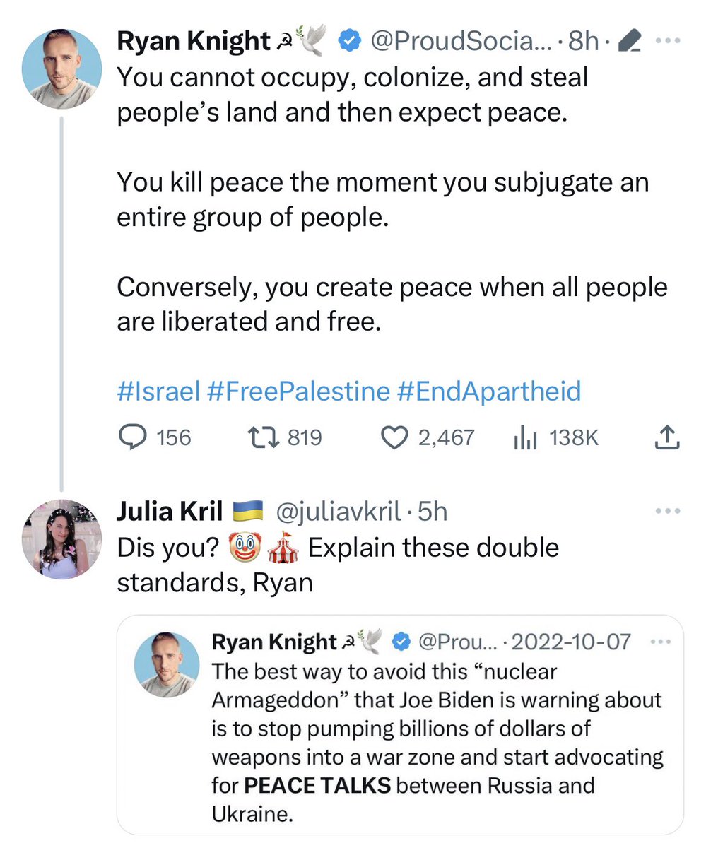 juliavkril's tweet photo. Tankies in a nutshell and in all their glory 💁🏻‍♀️ https://t.co/1BIZylCBYo