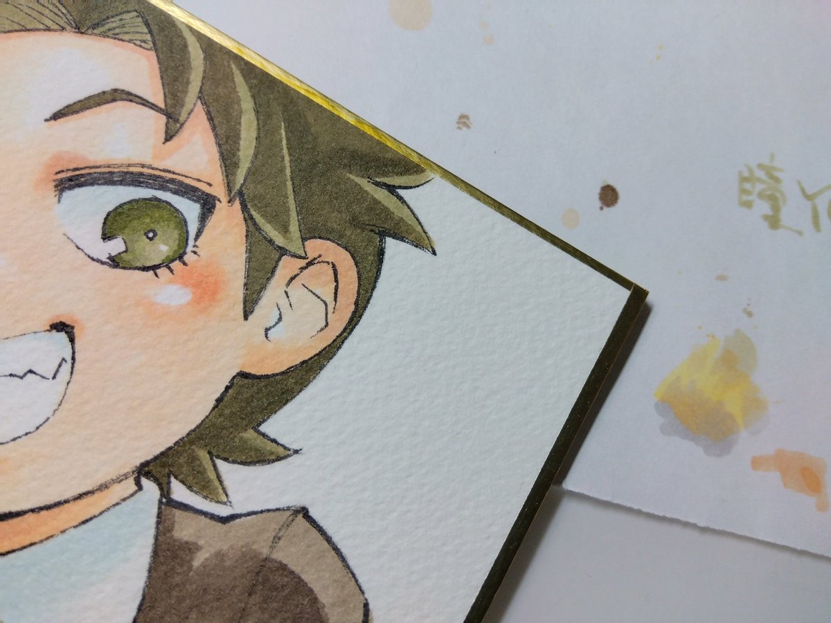 本日はショタフェス14に参加させていただいております(現在移動中)
既刊ダミアン様本🔞と突発的新刊として単行本未収録のやんちゃショタ本🔞を頒布させていただきます。
カラー色紙、ダミアン様と少年時代ナルト(共に小)と夏羽くん(大)がございます(価格お高め🙏)
雨ですが皆様よろしくお願いします。 