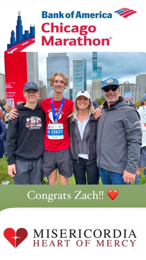JayLabuda's tweet image. Congratulations to my son Zach and the Misericordia Heart Racer Team!  They raised over $150k for Misericordia while completing the Chicago Marathon.  Super proud - Well done!