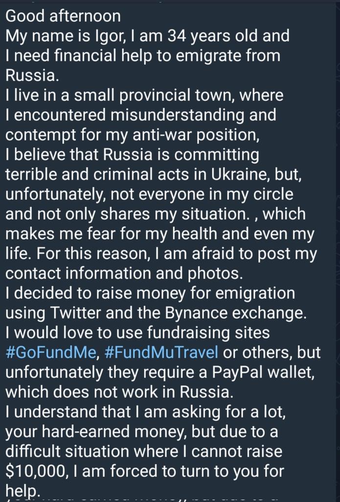 PlzHelpMeFriend's tweet photo. 10.08.2023 left to collect $9960
Wallet for donations: USDT (TRC20) : TQxUUCQP726g9rTC6fvZQNHKQnsJFVPQ2Y
#fundraising #gofundme #indiegogo #kickstater #Donations #mybalance https://t.co/M2xDAUE016