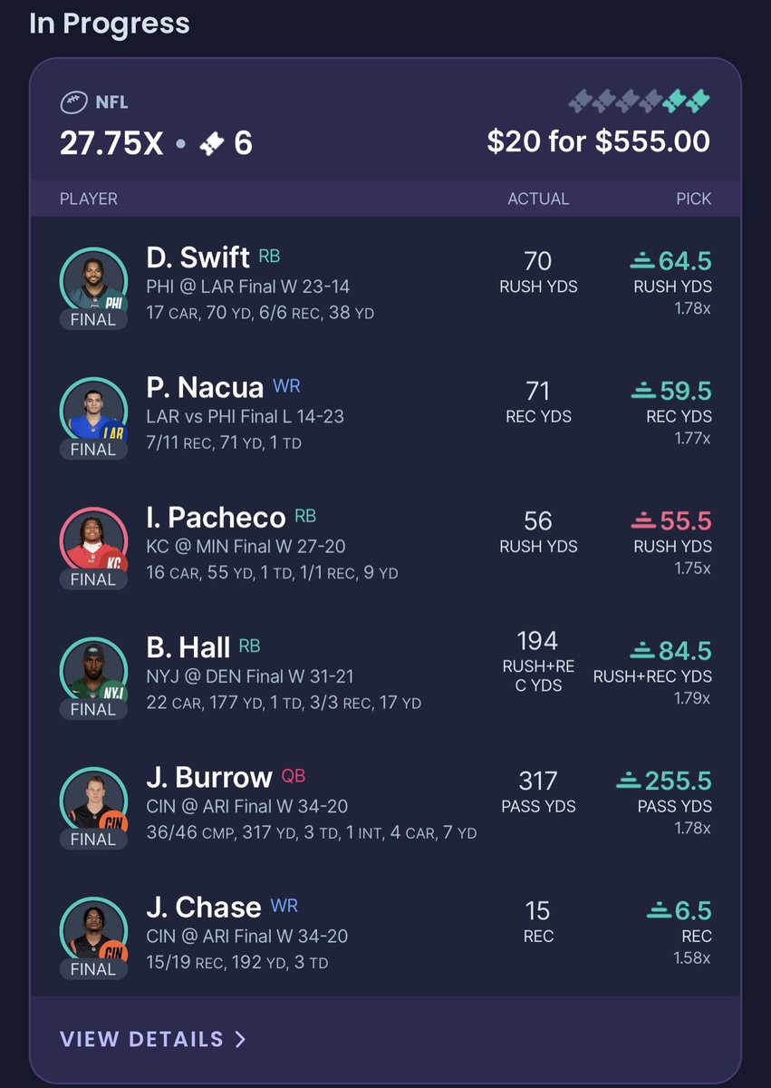 HeShootin's tweet photo. Everything hits and then Pacheco gets a one yard stat correction an hour later. https://t.co/hNhD5M1bfR
