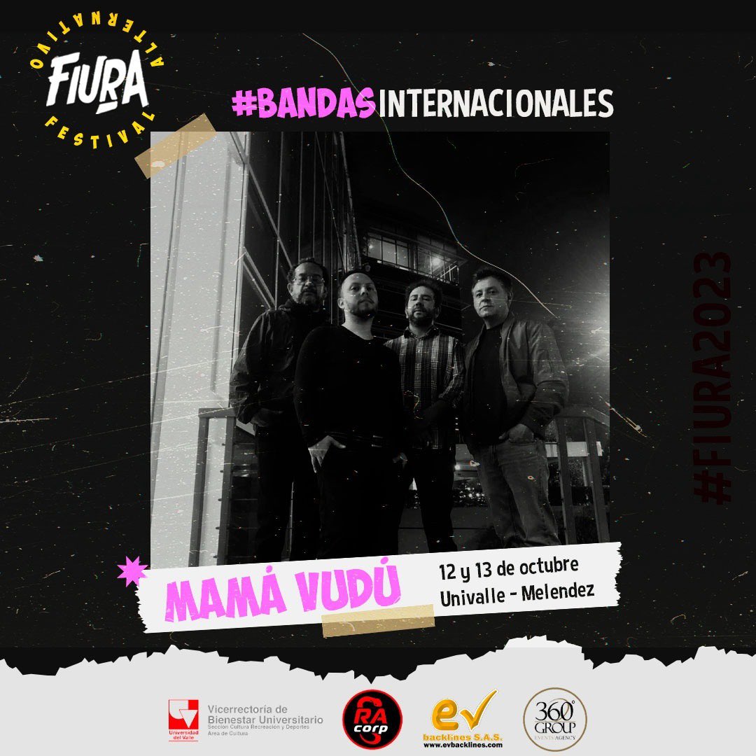 Mamá Vudú (@mamavudu) on Twitter photo Continuamos la gira. Esta vez en Cali, un honor para nosotros!
Unirock FIURA
<a href="/FiuraCali/">FIURA - Festival Internacional Unirock Alternativo</a>
#mamávudú30años Continuamos la gira. Esta vez en Cali, un honor para nosotros!
Unirock FIURA
<a href="/FiuraCali/">FIURA - Festival Internacional Unirock Alternativo</a>
#mamávudú30años