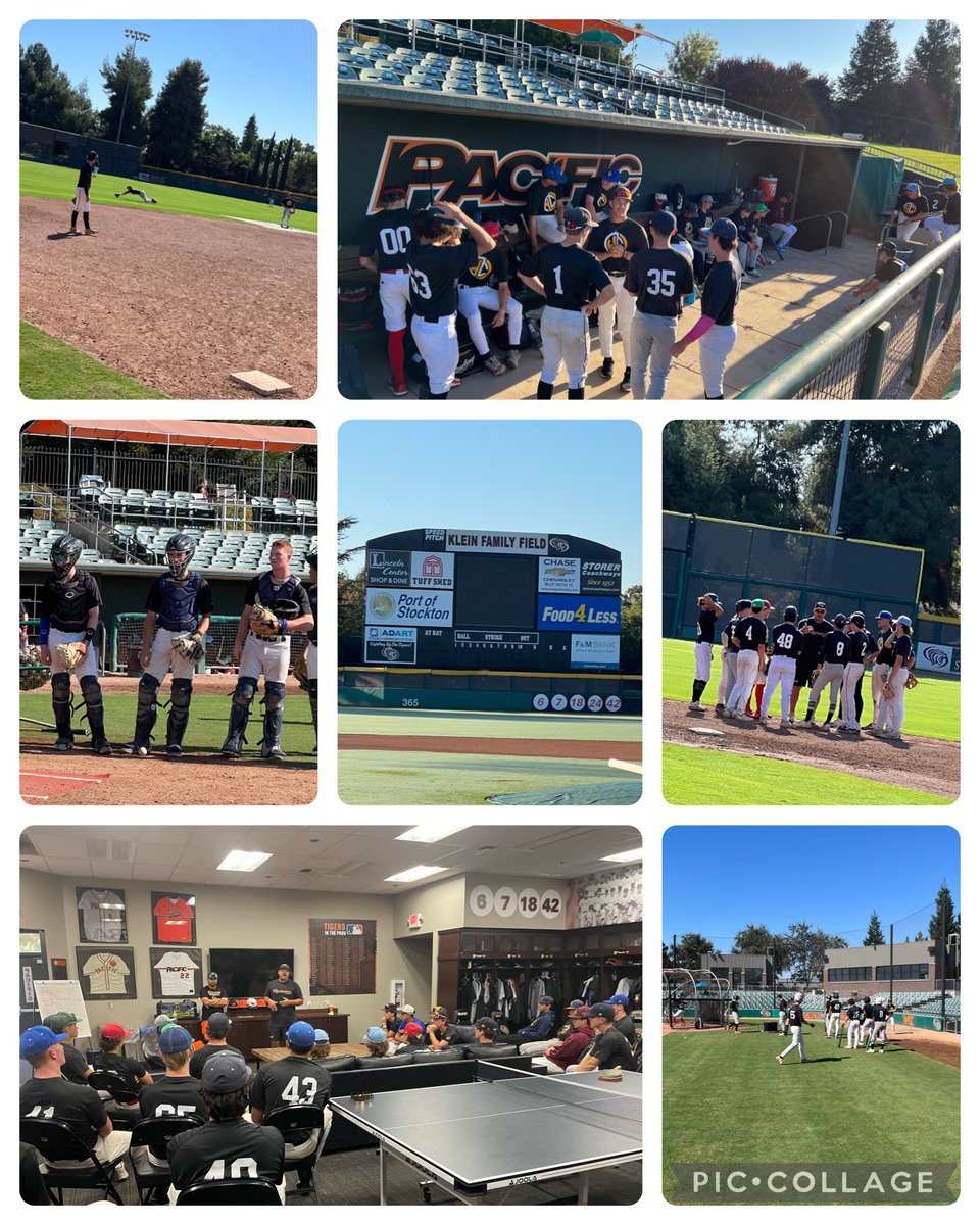 Thx <a href="/PacificBaseball/">Pacific Baseball</a> …Clubhouse, 🏋️‍♂️room &amp; Klein Family Field… 🏟️⚾️🐅 Players grinded it out 🥵 &amp; got better 2day. HC <a href="/rodriguezc1976/">Chris Rodriguez</a> broke ⬇️ the “Ins N Outs” of the College process 🙏&amp; standards were set! <a href="/CAGEYkings/">Kyle Wayne Gross</a> <a href="/DyronRolling/">Dyron Lamar Rolling</a> <a href="/SJDCBaseball/">San Joaquin Delta College Baseball</a> <a href="/CoachKittle1/">Bob Kittle</a> <a href="/Admiralsbasebal/">Admiralsbaseball</a>