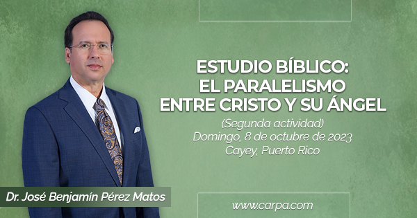 GCarpaCatedral's tweet photo. Estudio Bíblico del domingo 8 de octubre de 2023
Tema: El paralelismo entre Cristo y Su Ángel
(Segunda actividad)
Dr. José Benjamín Pérez
Domingo, 8 de octubre de 2023
Cayey, Puerto Rico

YouTube: https://t.co/4rXY56HiYr https://t.co/1YSCWTOzqd