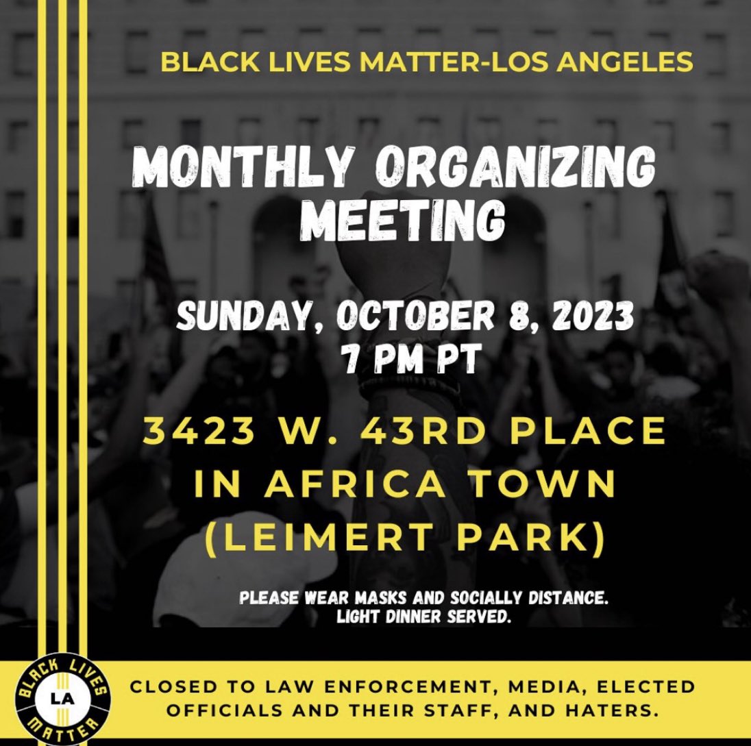 Help ORGANIZE for Black liberation and freedom TONIGHT AT THE #BlackLivesMatter meeting.