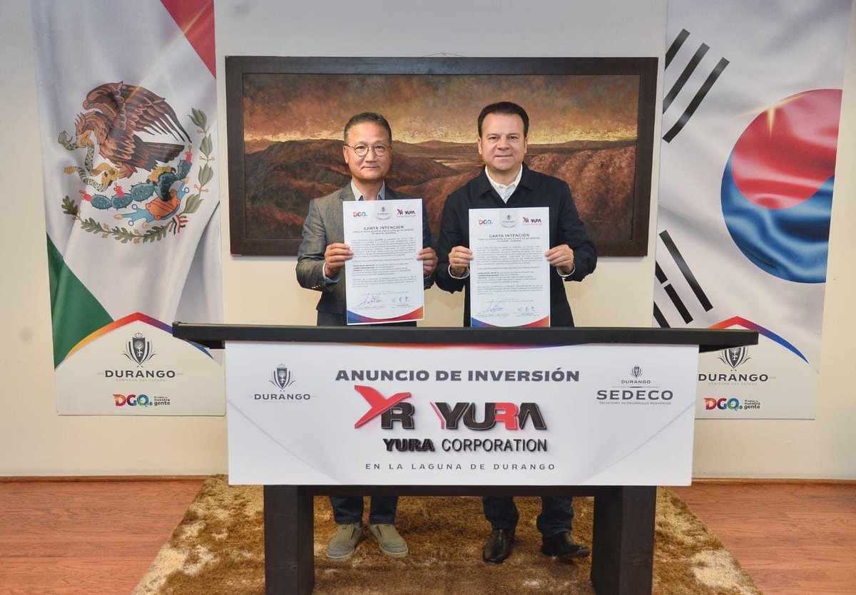 ¡600 empleos más!

Felicidades, gobernador <a href="/EVillegasV/">Esteban Villegas V.</a> por su gestión para atraer más empresas y mejores empleos para los duranguenses.